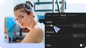 screenshot of Basic video editing in capcut app