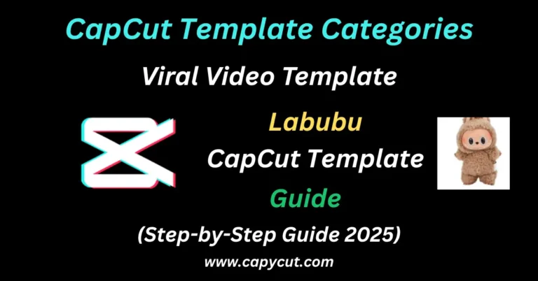 Feature Image containing text Labubu CapCut Template – The Trend Taking Over Social Media in the USA